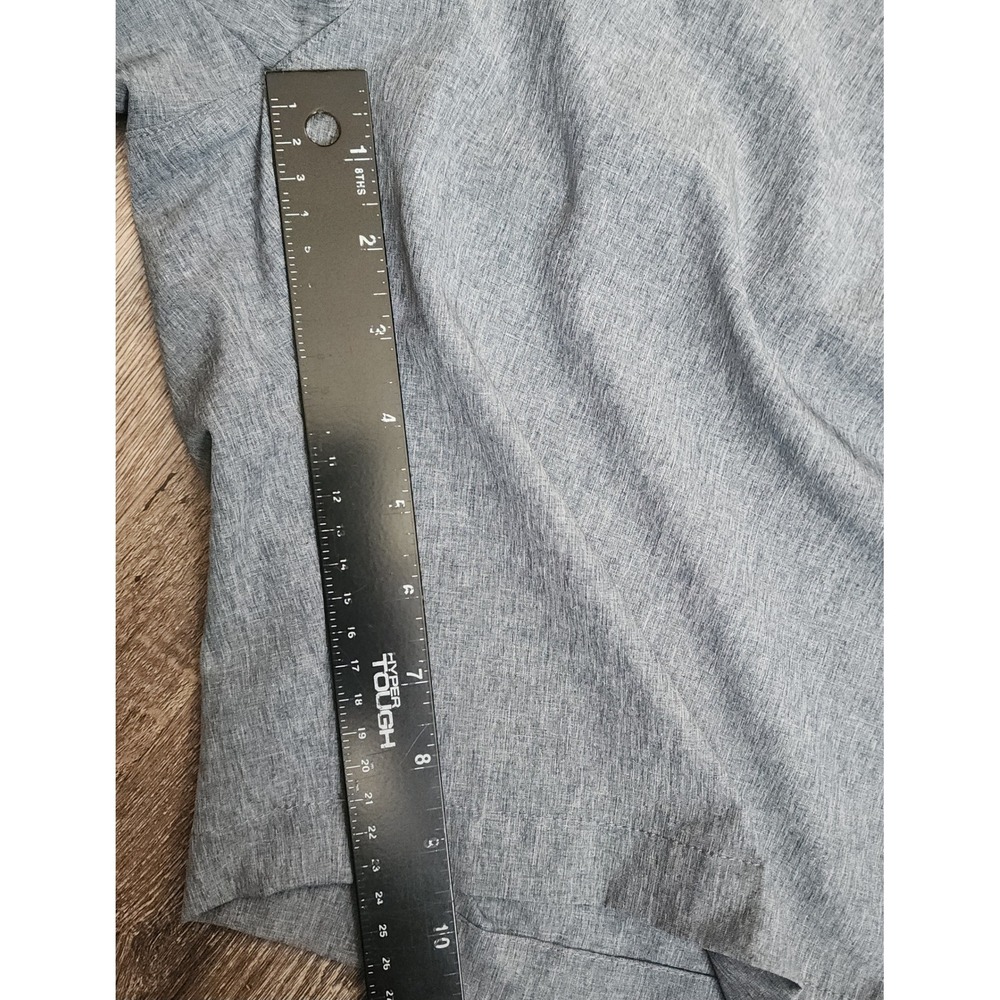 Adidas Golf Shorts Mens 36 Gray Heathered Performance Stretch Chino Flat Front - Picture 4 of 8